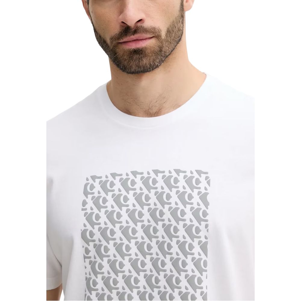 Calvin Klein Jeans White Cotton T-Shirt