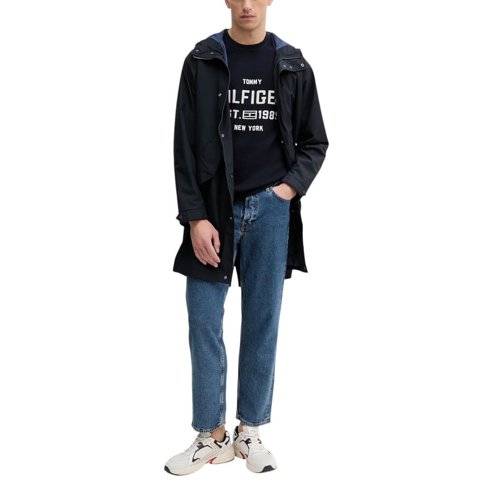 Tommy Hilfiger Blue Organic Cotton Sweatshirt