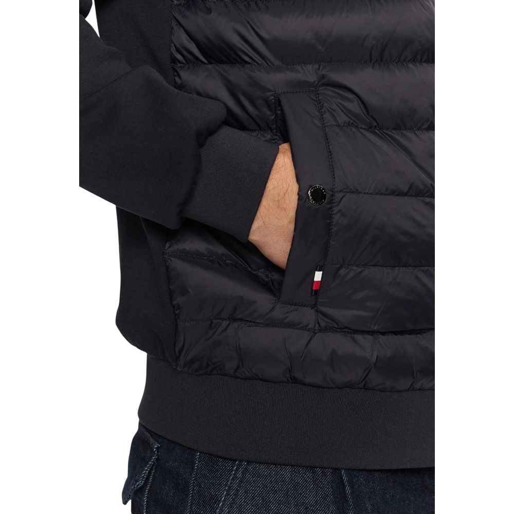 Tommy Hilfiger Blue Recycled Cotton Jackets And Coat