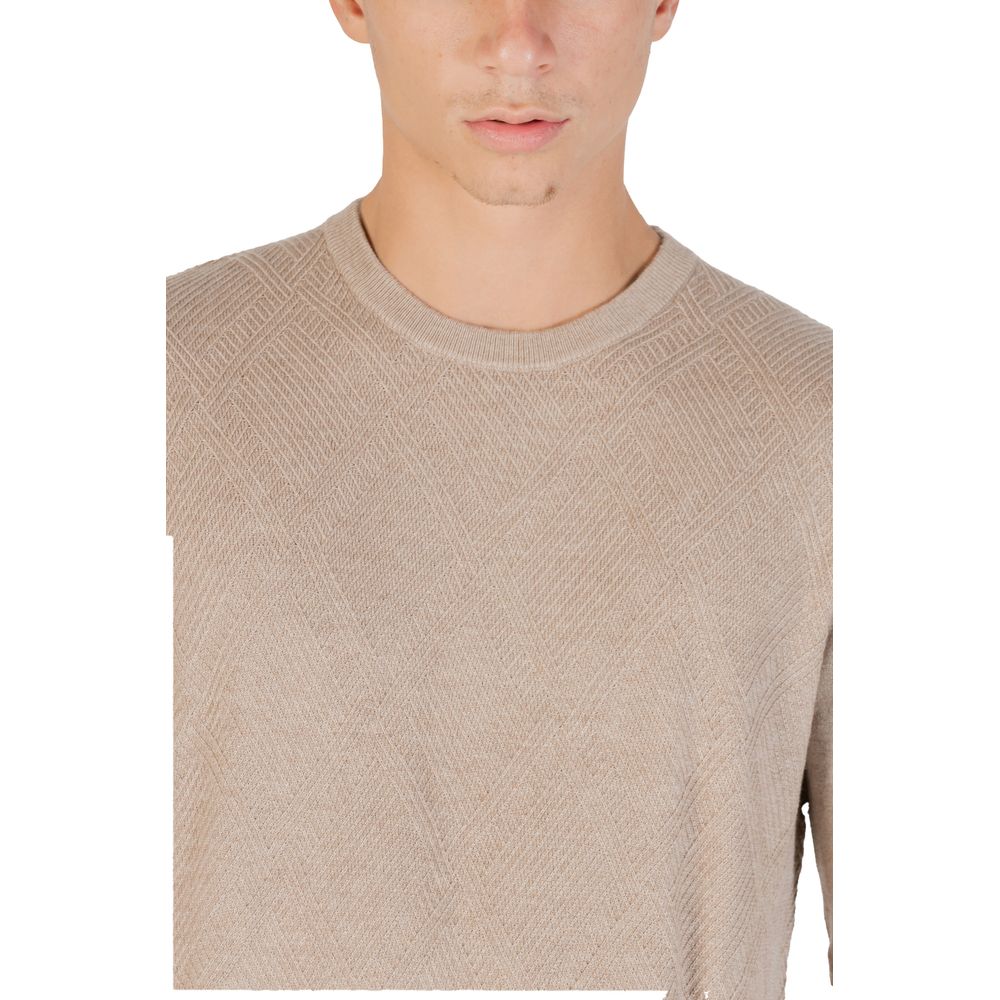 Guess Beige Polyacrylic Sweatshirt