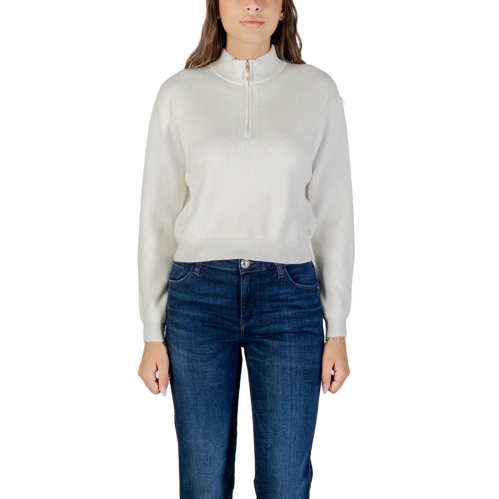 Guess Cream Viscose Sweatshirt