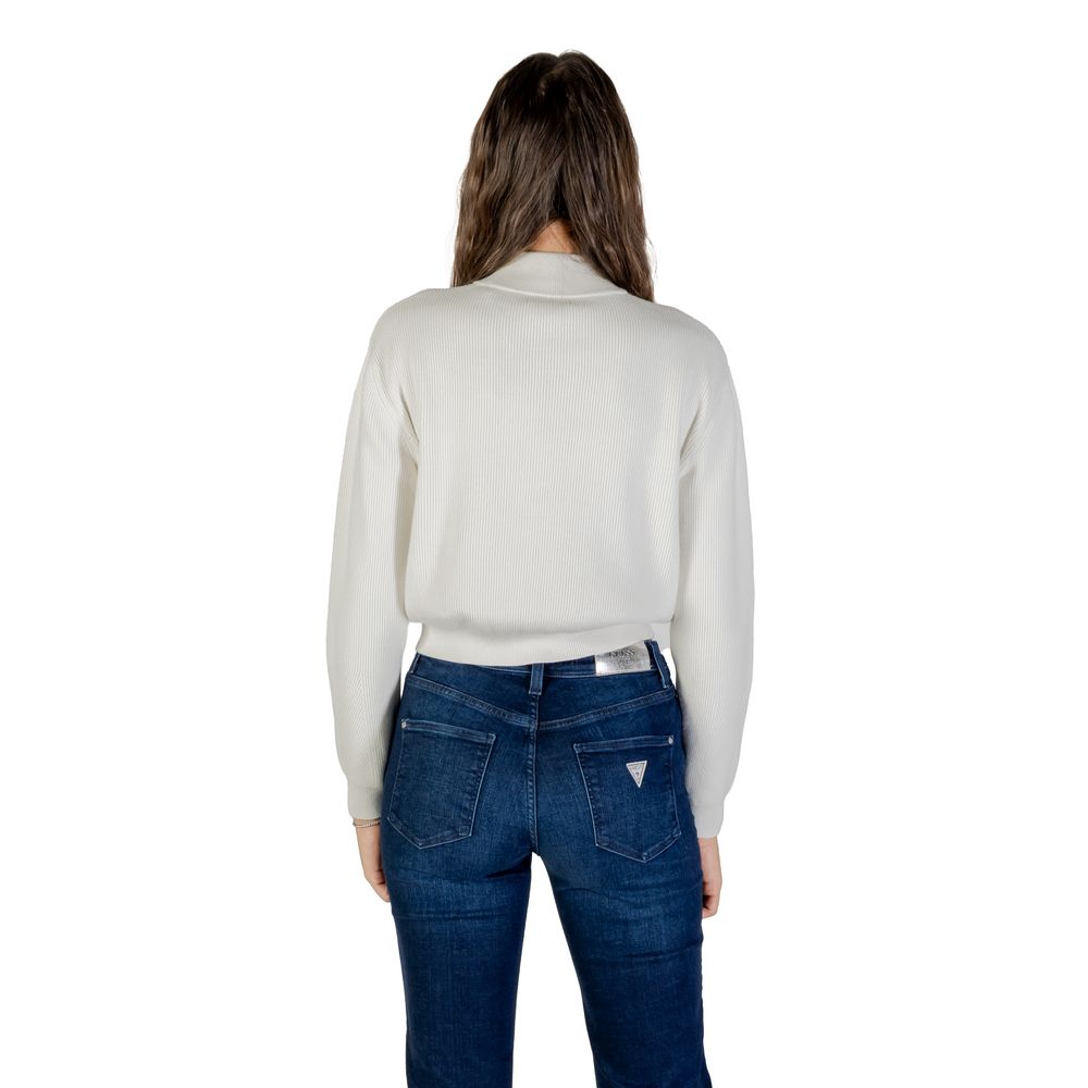 Guess Cream Viscose Sweatshirt