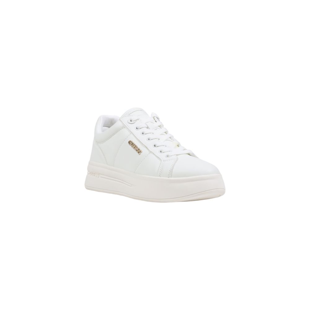 Guess White Platform Sneakers