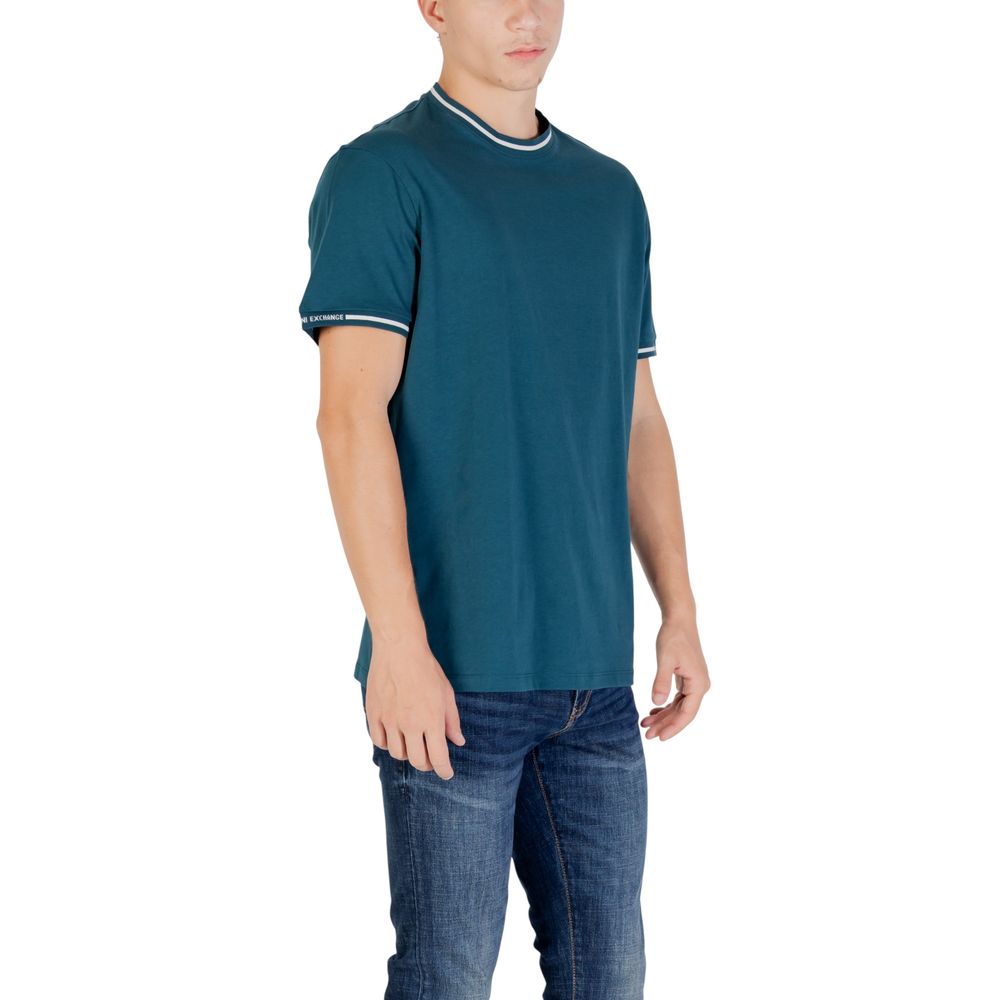 Armani Exchange Black Cotton T-Shirt