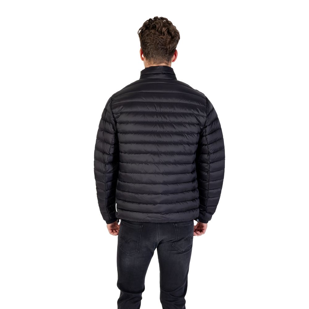 Armani Exchange Black Polyamide Coat