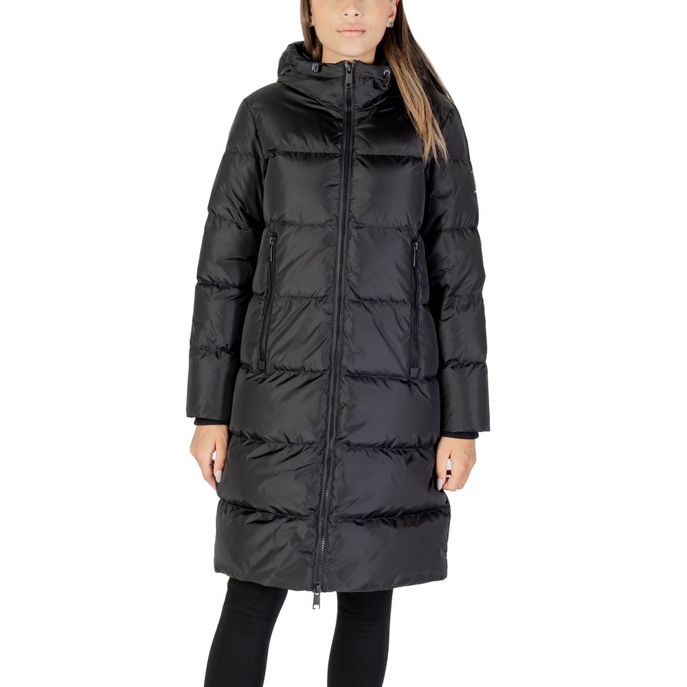 Armani Exchange Black Polyamide Coat