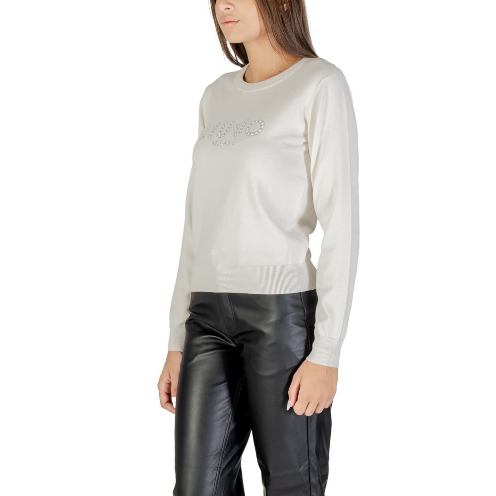 Liu Jo White Viscose Sweatshirt