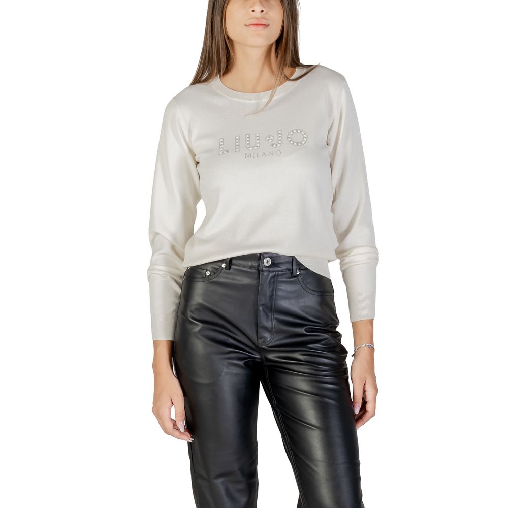 Liu Jo White Viscose Sweatshirt