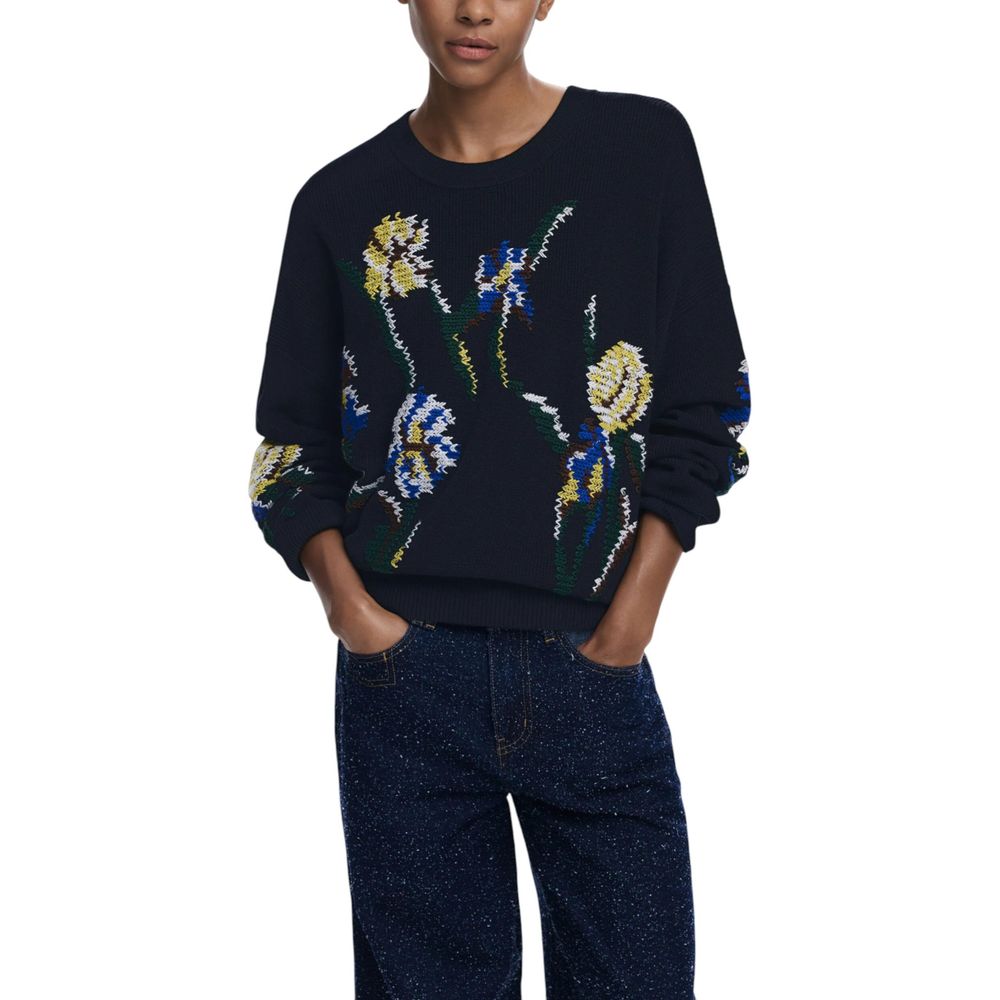 Desigual Black Cotton Sweatshirt