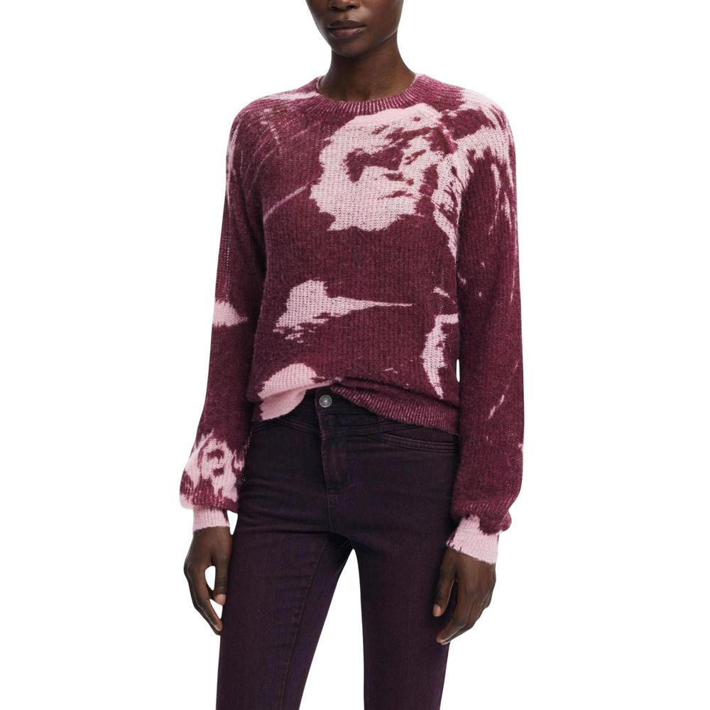 Desigual Purple Polyamide Sweatshirt