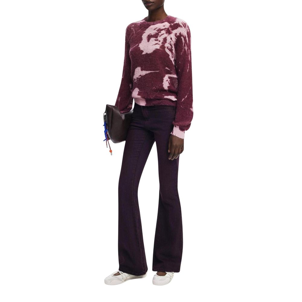 Desigual Purple Polyamide Sweatshirt