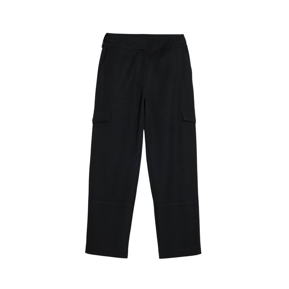 Desigual Black Polyester Casual Pants
