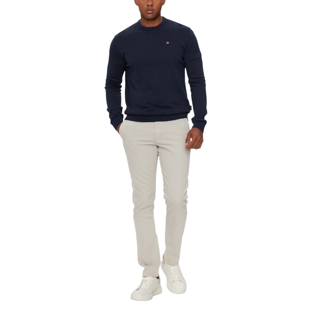 Napapijri Blue Cotton Sweatshirt