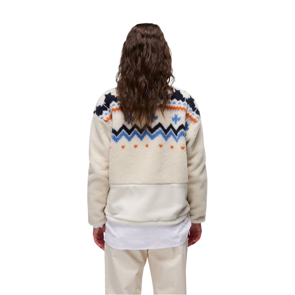 Napapijri Cream Polyester Full-Length Jacket