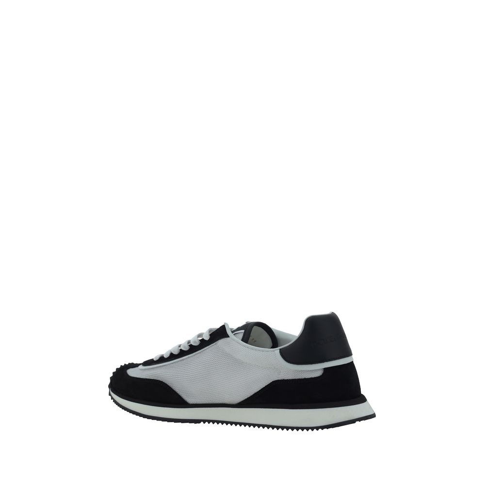 Dolce & Gabbana White Rubber Low Top Sneakers