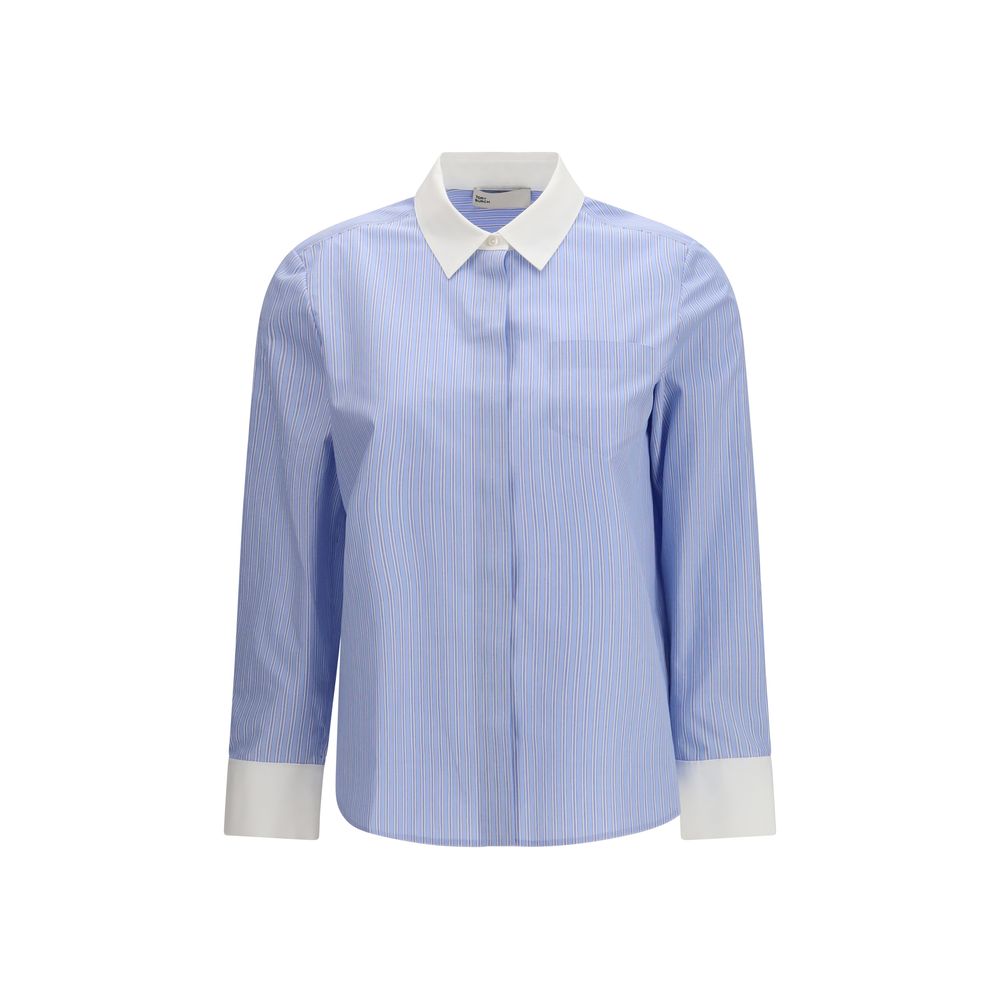 Tory Burch Blue Cotton Pattern Shirt