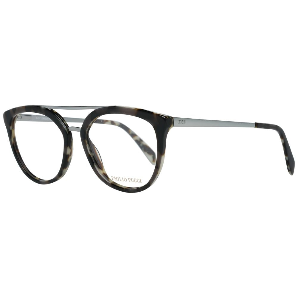 Emilio Pucci Brown Metal & Plastic Glasses (Frames)