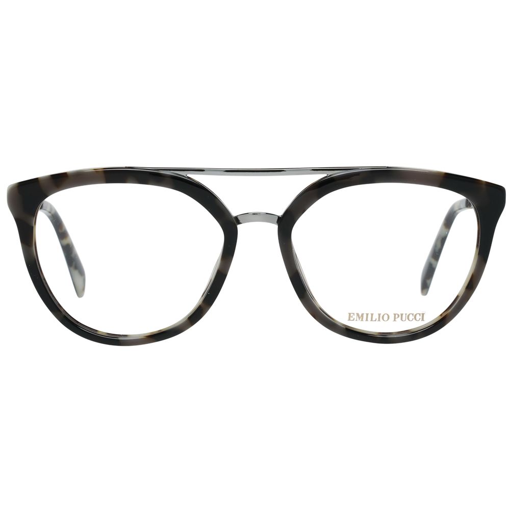 Emilio Pucci Brown Metal & Plastic Glasses (Frames)