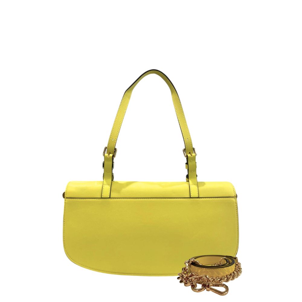 Twinset Gelbe PU Damen Schultertasche