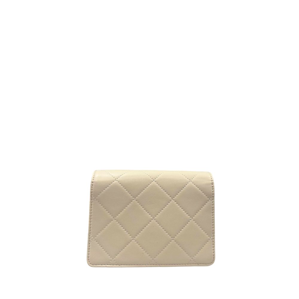 Twinset Damen-Umhängetasche Beige aus PU