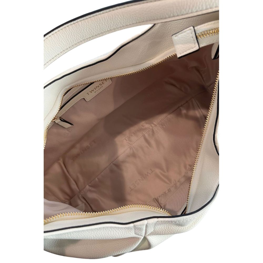 Sac à bandoulière Twinset en PU blanc pour femme