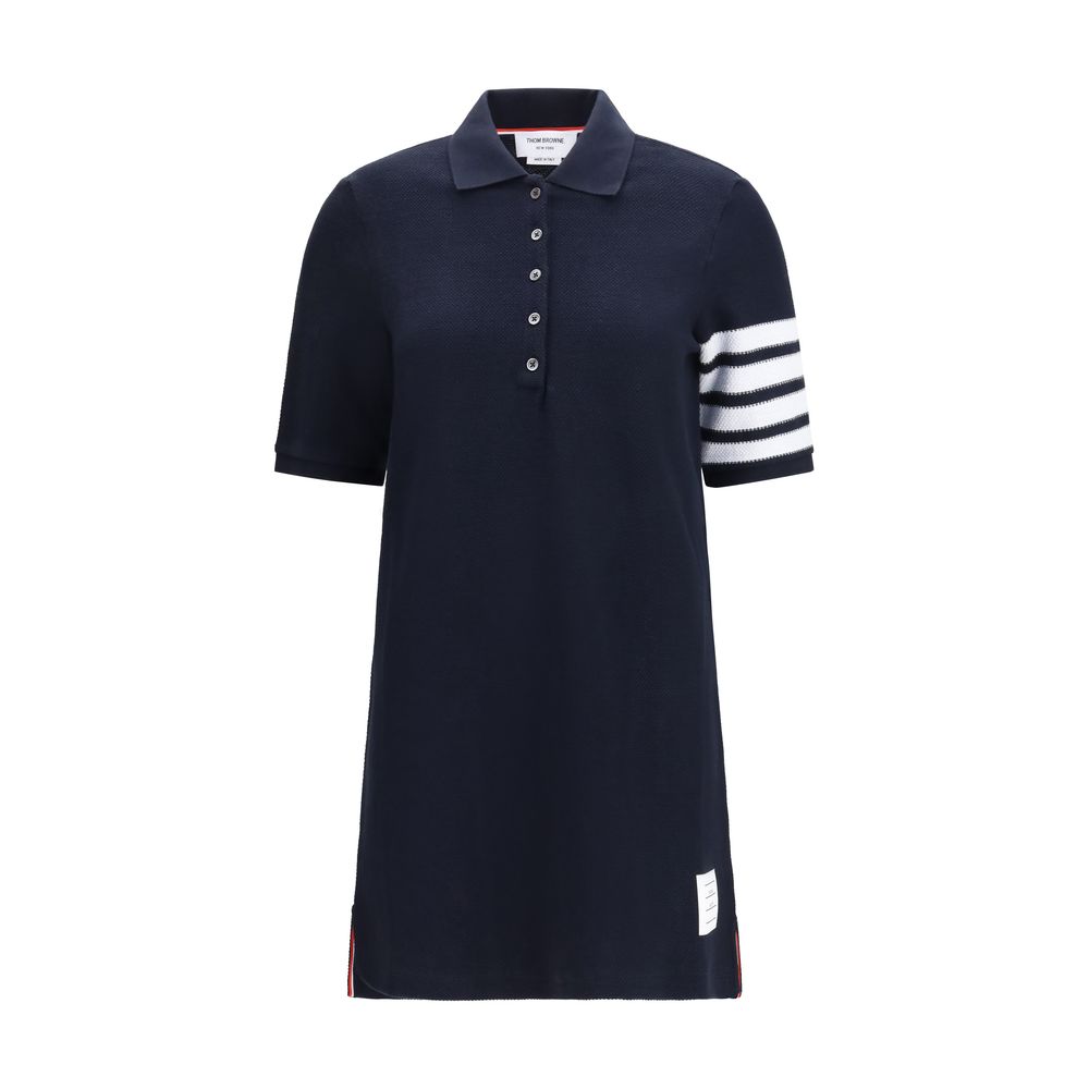Thom Browne Blue Cotton Casual Dress