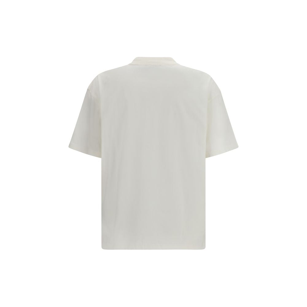 Repräsentiere weißes Baumwoll-T-Shirt