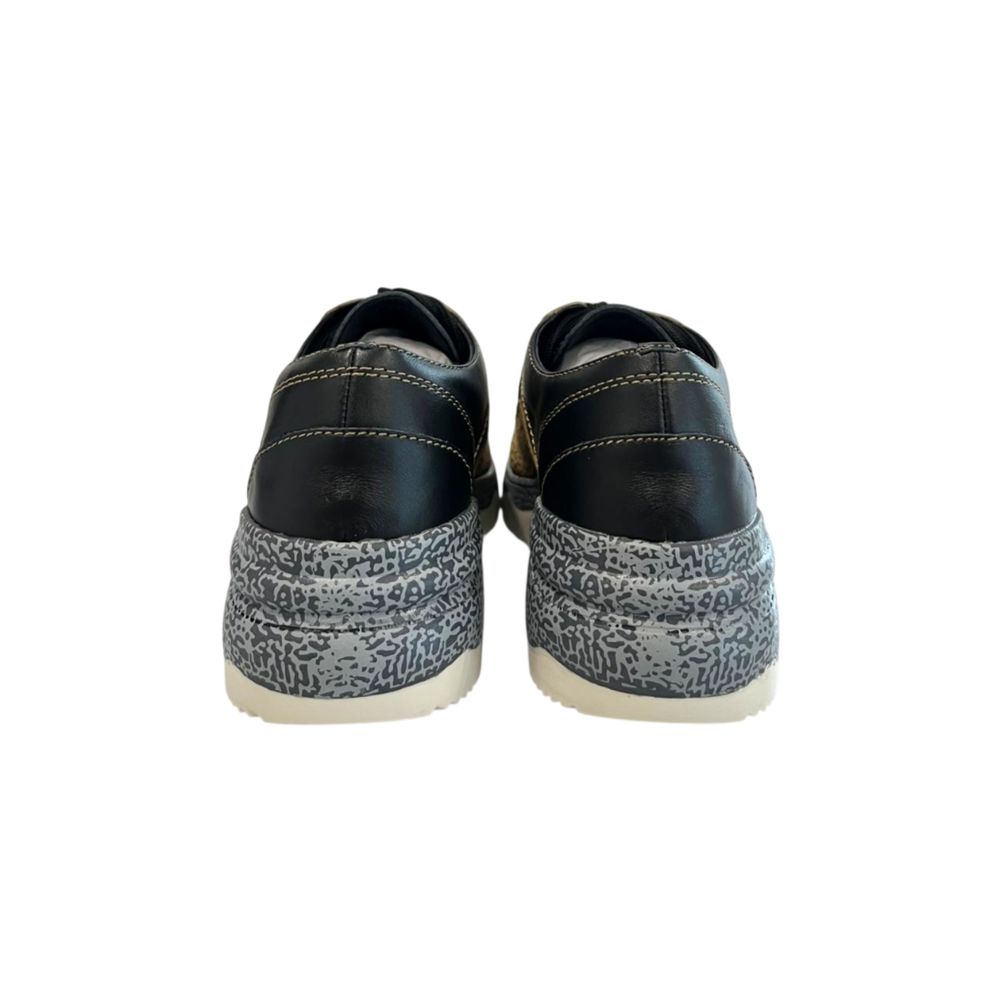 Borbonese Damen-Sneaker aus beigem Leder