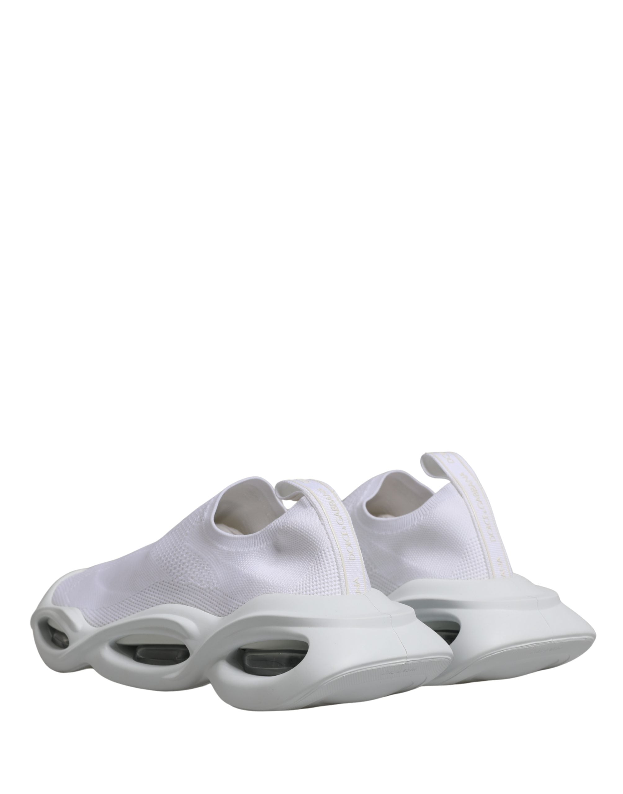 Chaussures Baskets Basses Dolce & Gabbana Blanches à Enfiler Wave