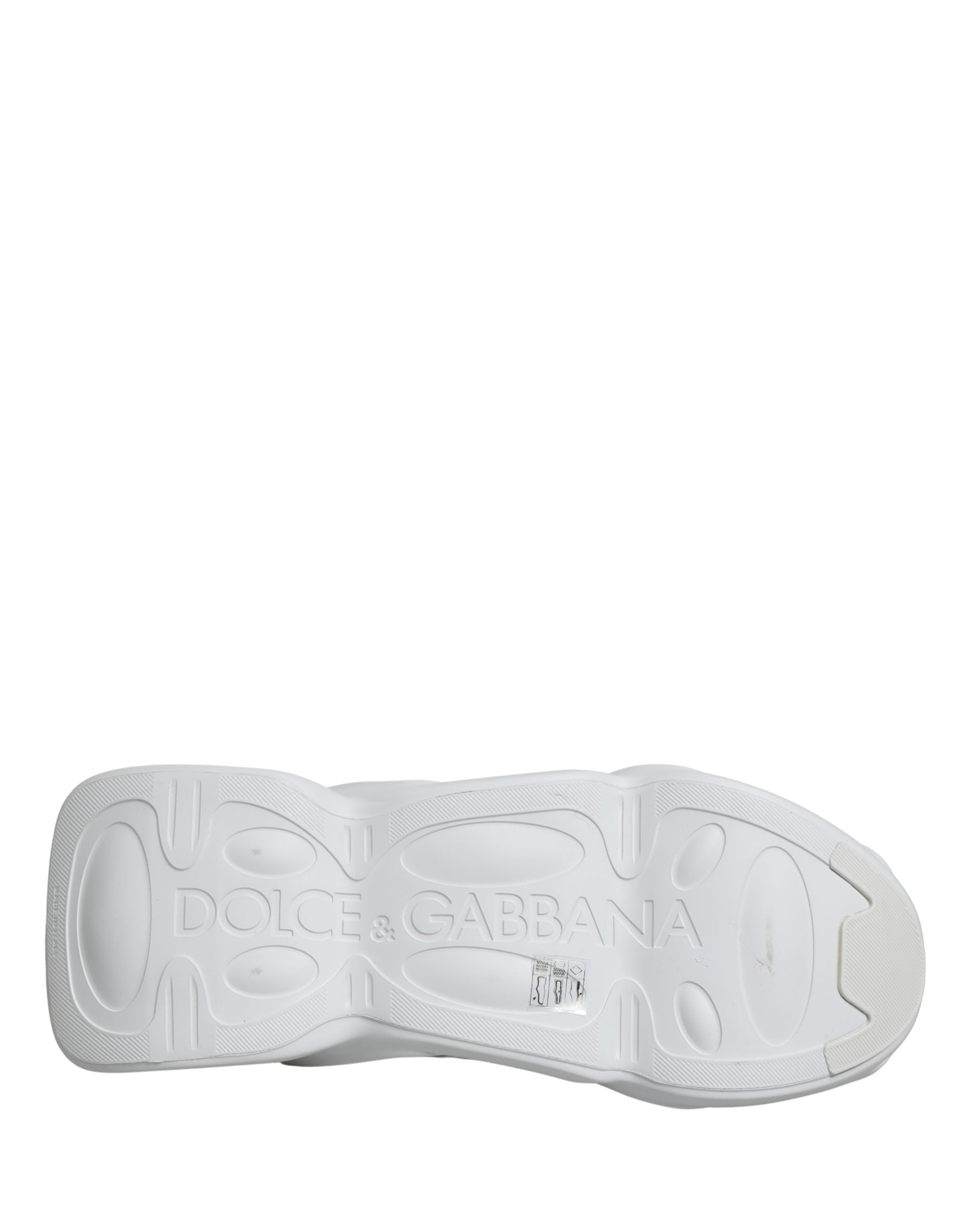 Chaussures Baskets Basses Dolce & Gabbana Blanches à Enfiler Wave