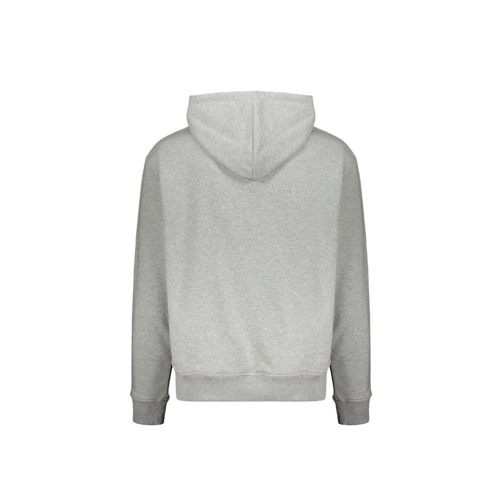 Balmain Grauer Baumwoll-Kapuzenpullover