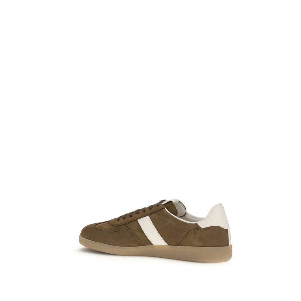 Tom Ford Braune Kalbsleder-Sneaker (Halbschuh)