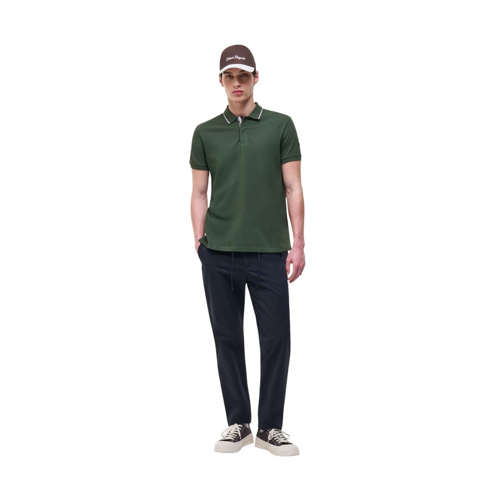Colmar Originals Grünes Baumwoll-Polohemd