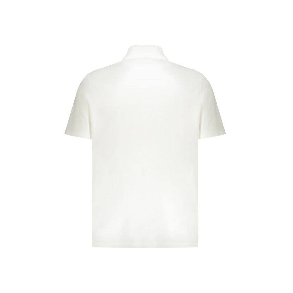 Balmain Poloshirt aus weißer Baumwolle