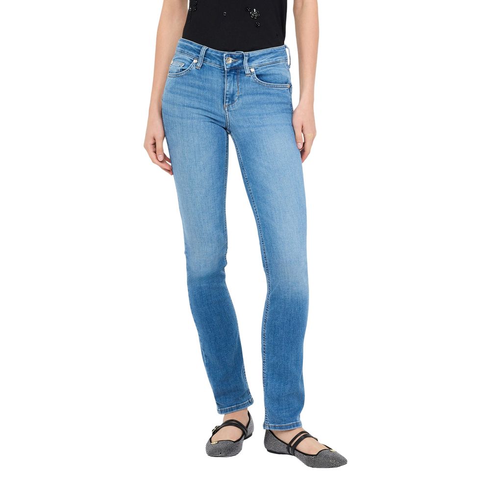 Jean slim Liu Jo en coton bleu clair