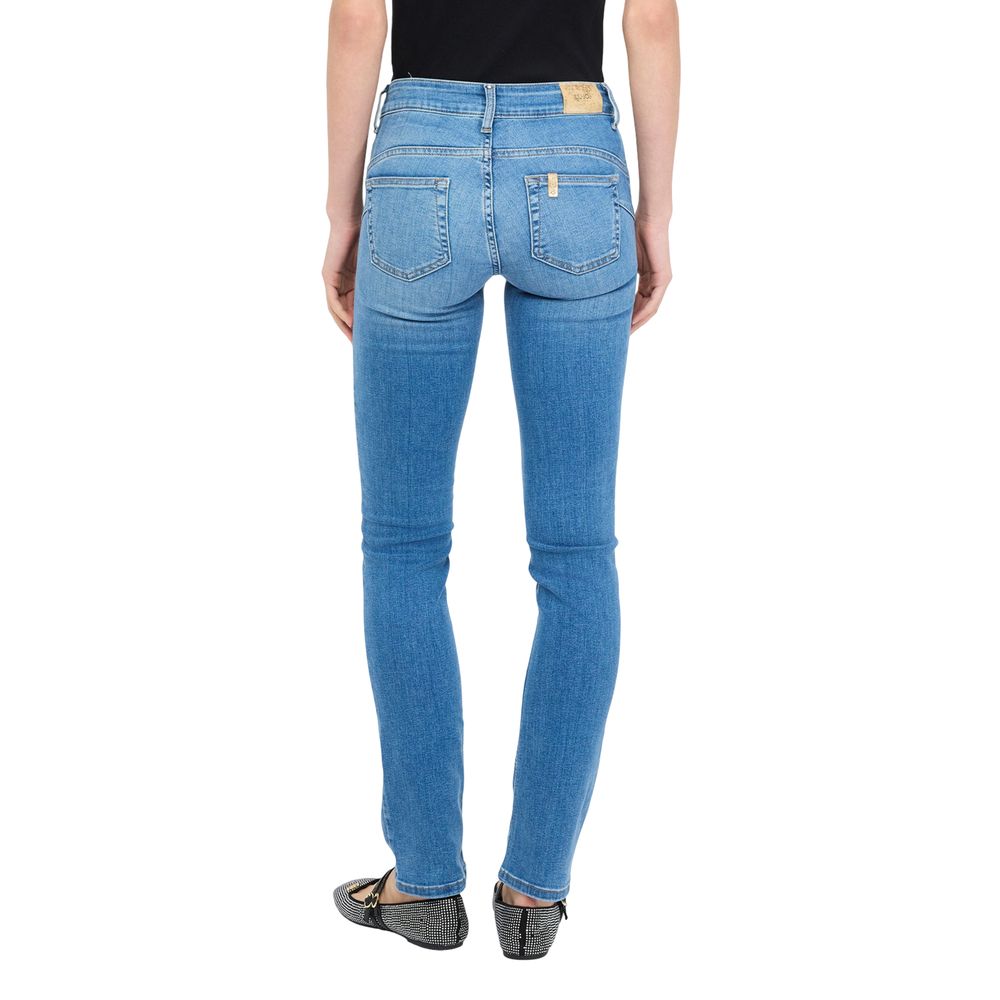 Jean slim Liu Jo en coton bleu clair