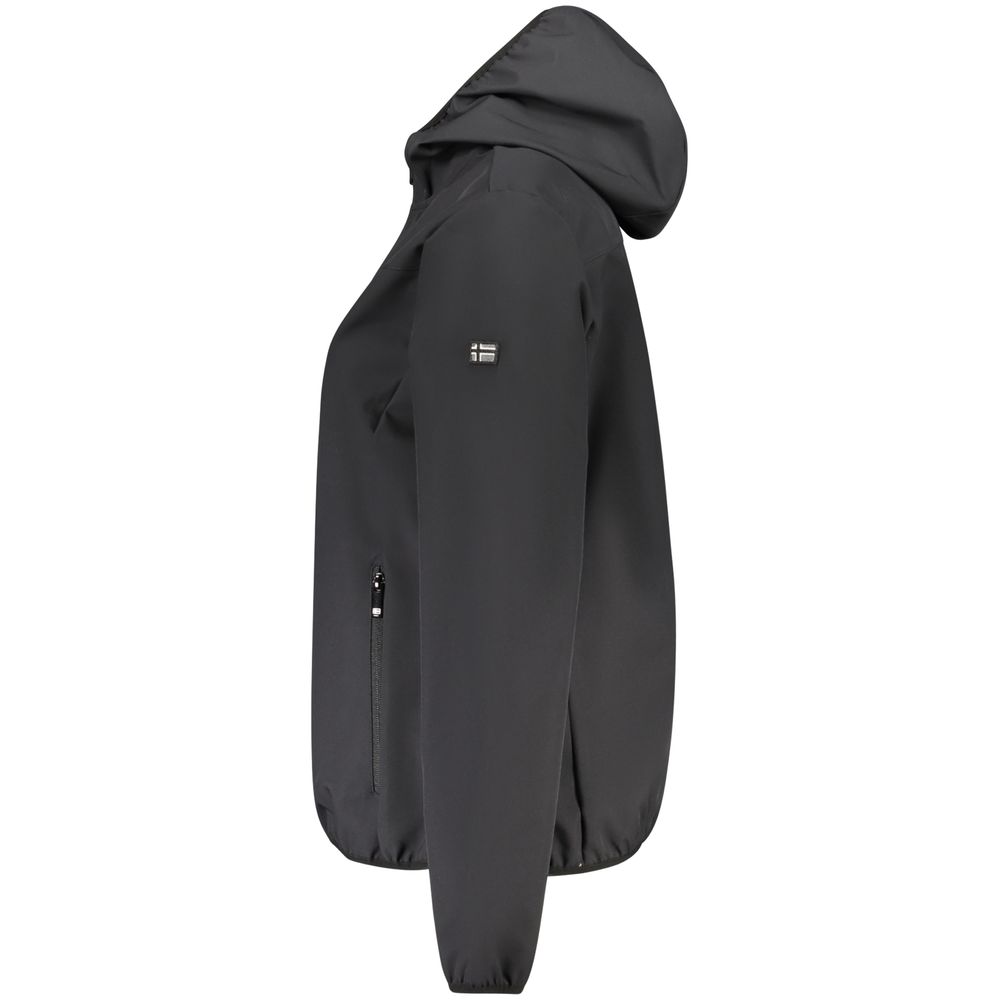 Norwegen 1963 Schwarze Damenjacke aus Polyester
