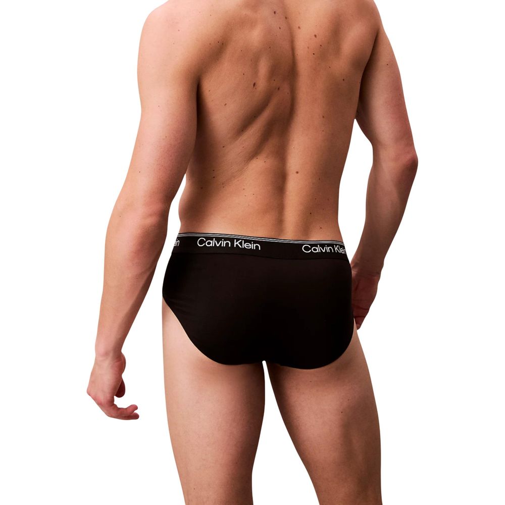 Calvin Klein Underwear Slips aus recyceltem Polyester in Schwarz