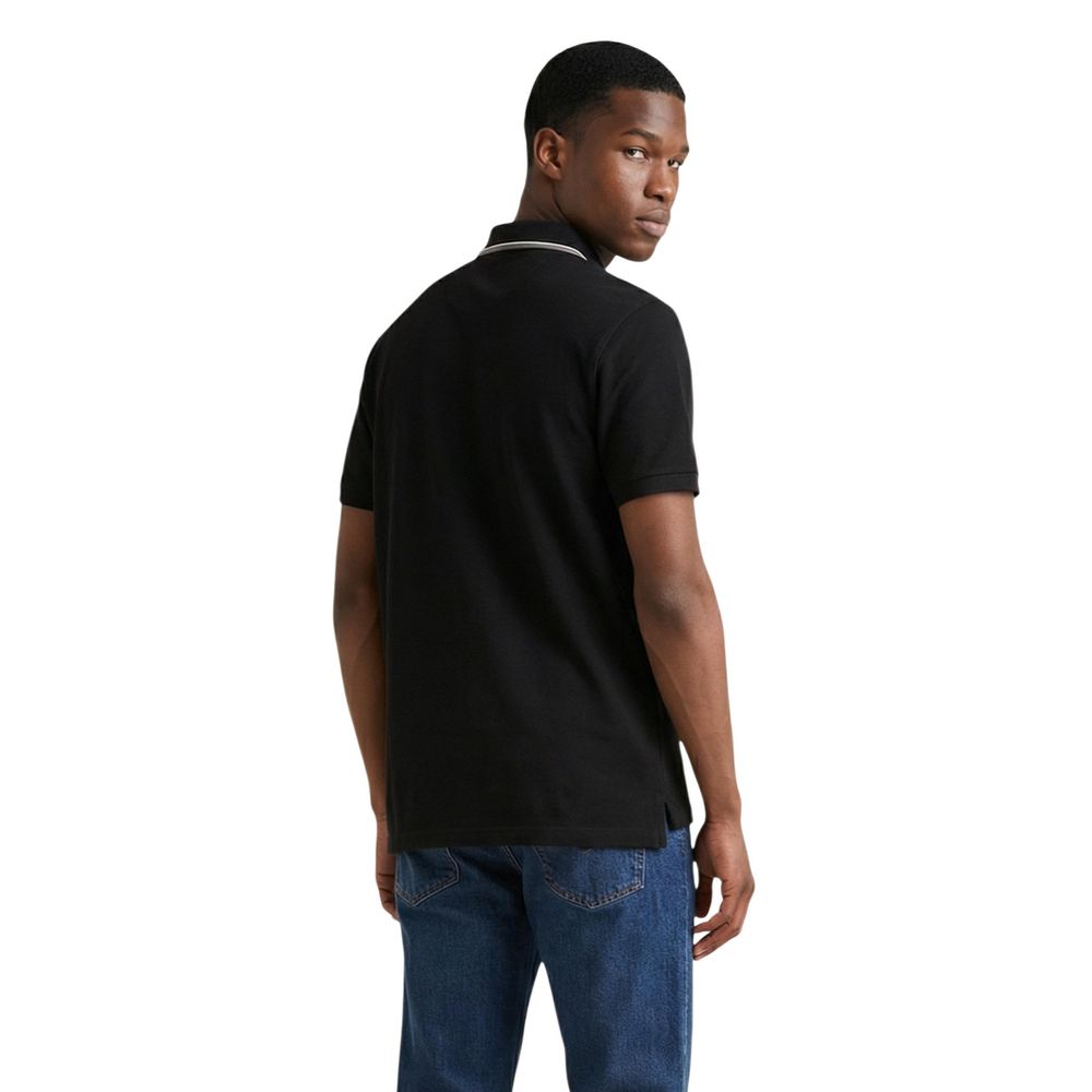 Colmar Originals Schwarzes Baumwoll-Poloshirt