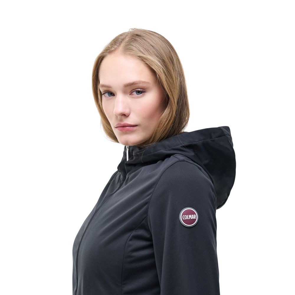 Colmar Originals Schwarze Jacke aus Polyester-Shell-Gewebe