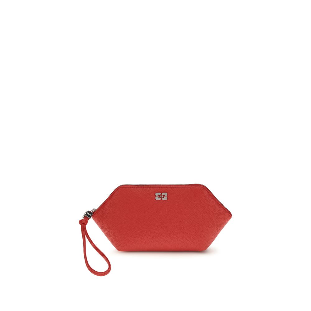 Ganni Multicolor Leather Clutch Bag
