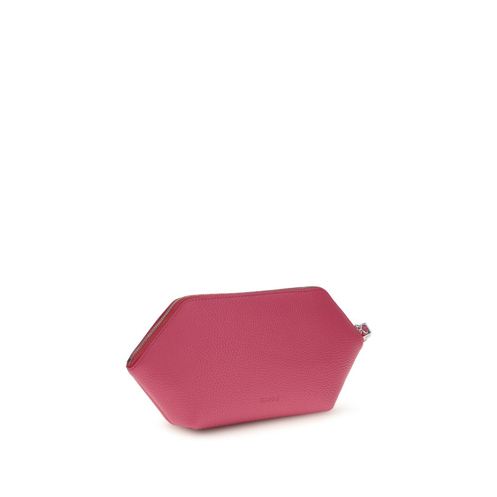 Pochette Ganni en polyuréthane multicolore