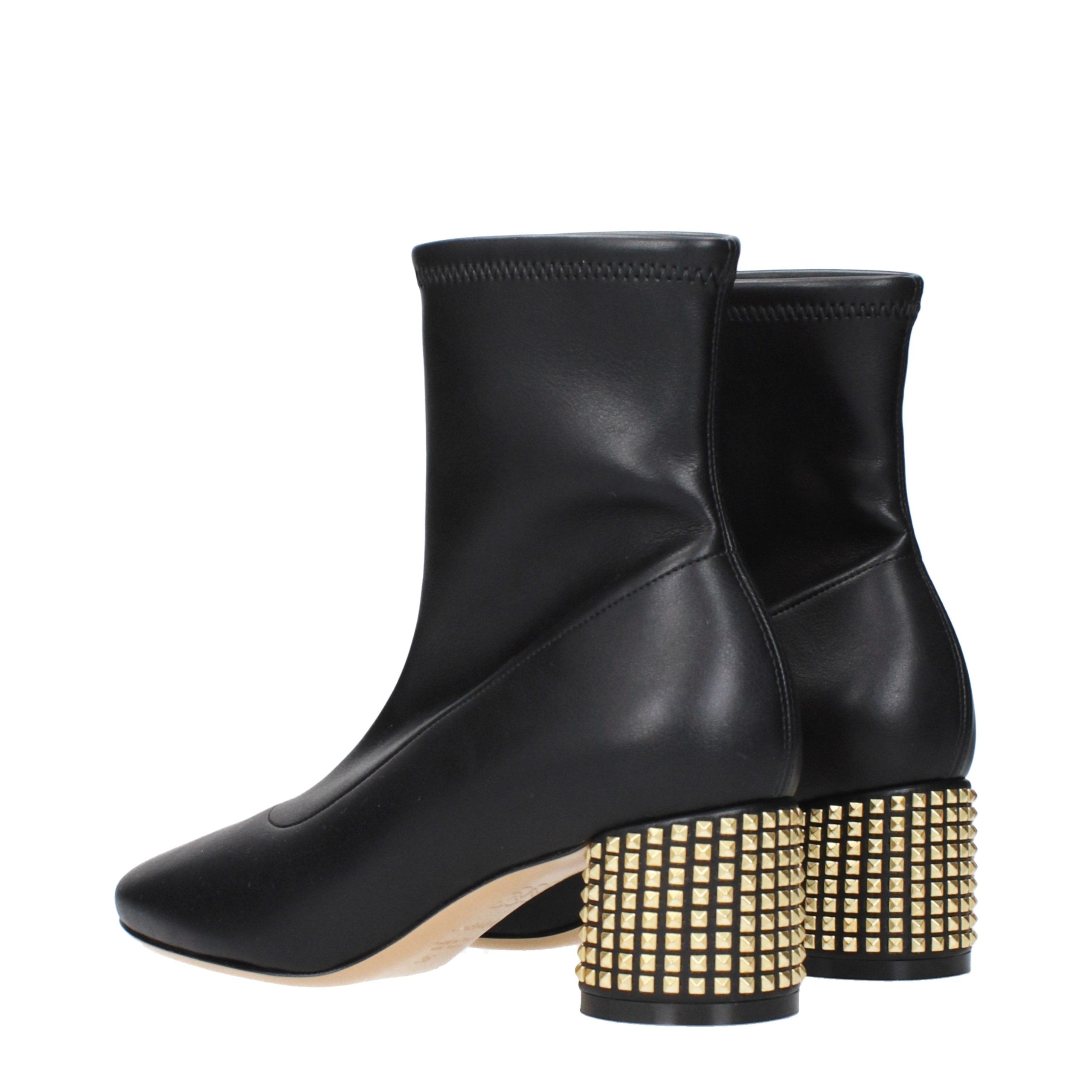 Casadei Schwarze Stiefeletten aus Leder