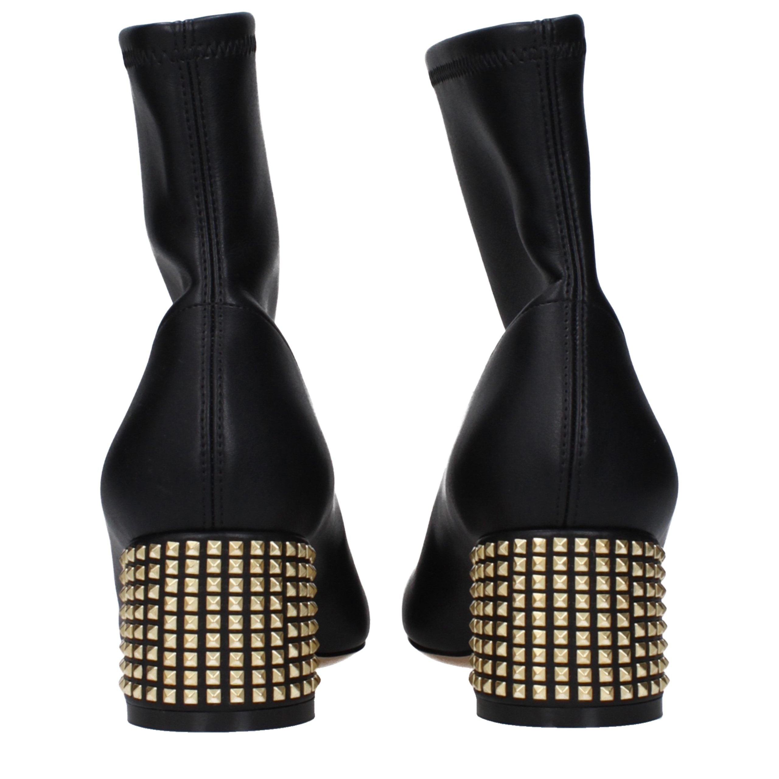 Casadei Schwarze Stiefeletten aus Leder