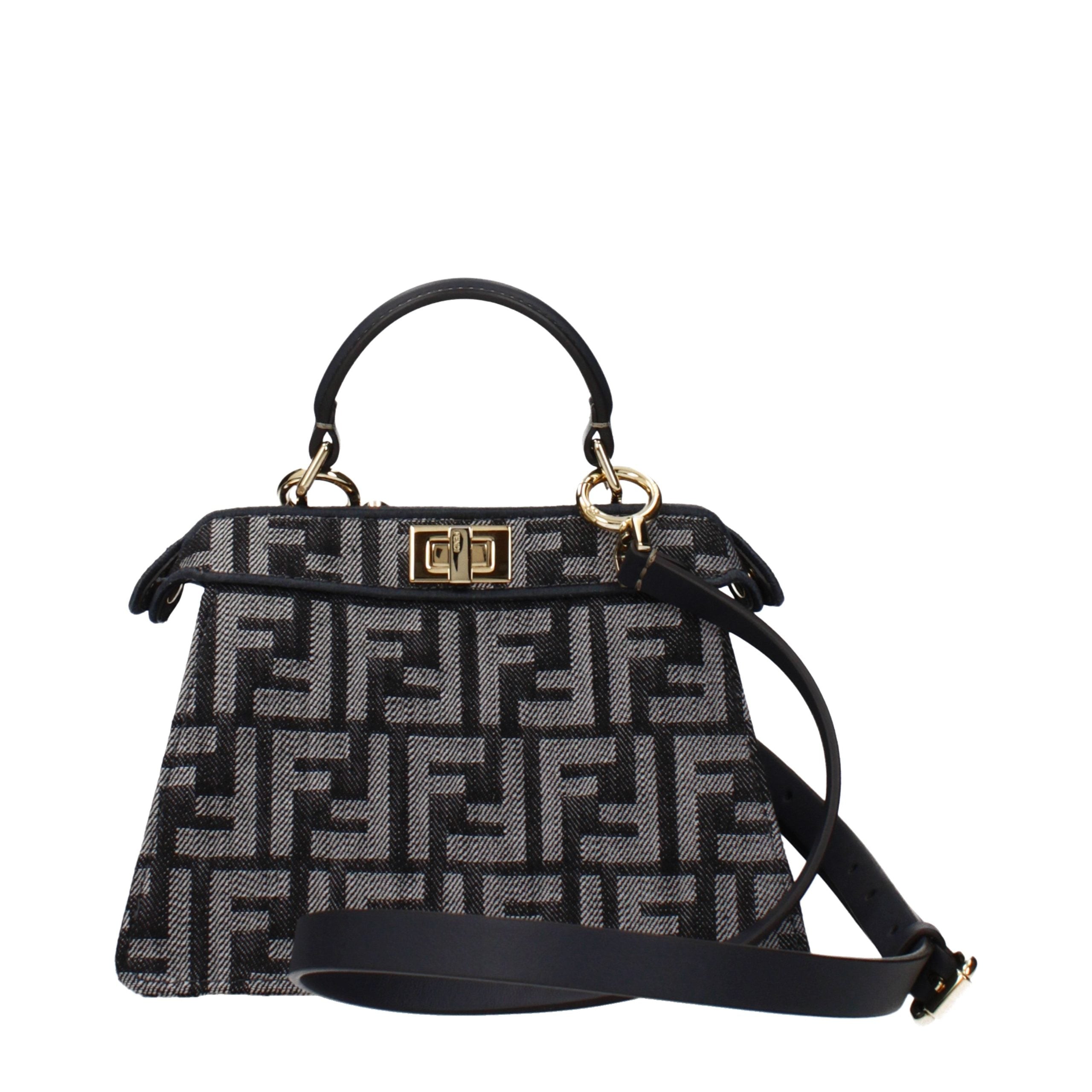 Fendi Handtasche aus schwarzem Stoff