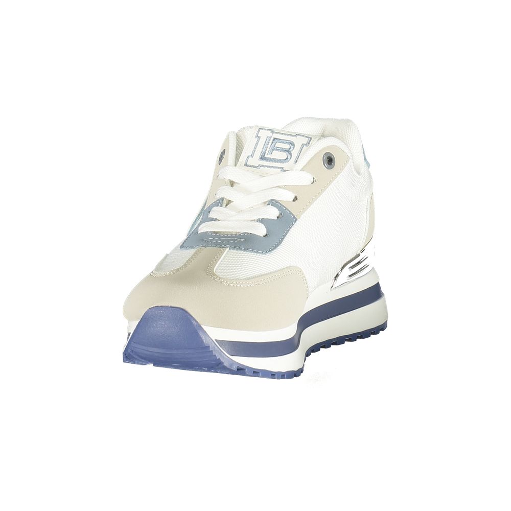 Laura Biagiotti Bianco Polyurethan Damen Sneaker