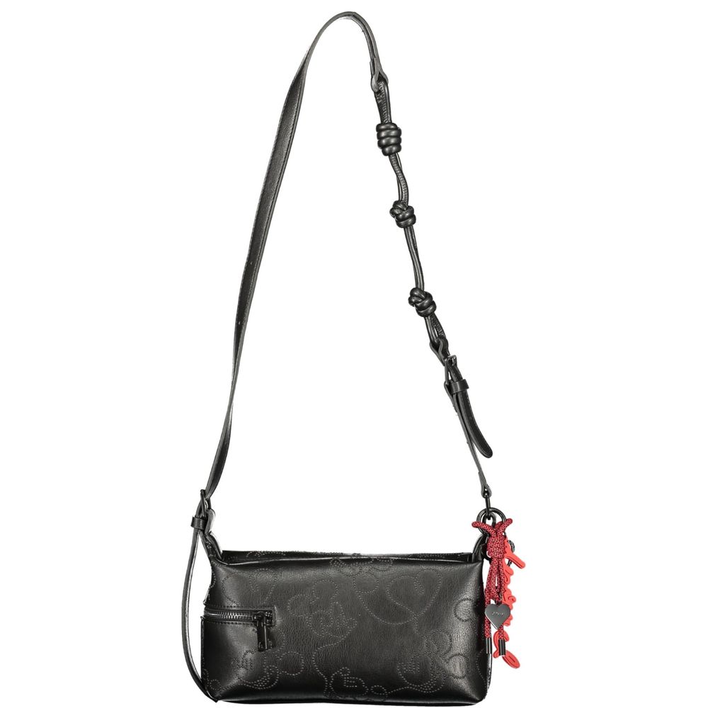 Desigual Schwarze Damenhandtasche aus Polyurethan