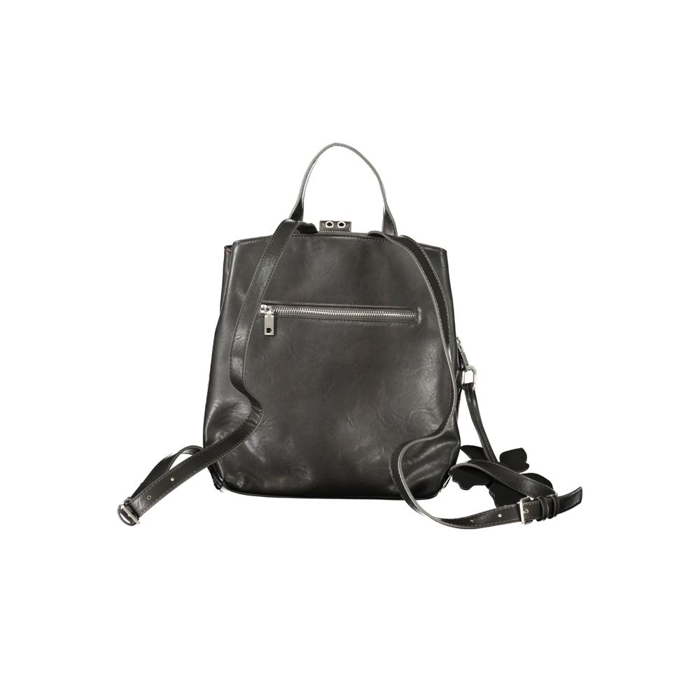Desigual Black Women Backpack