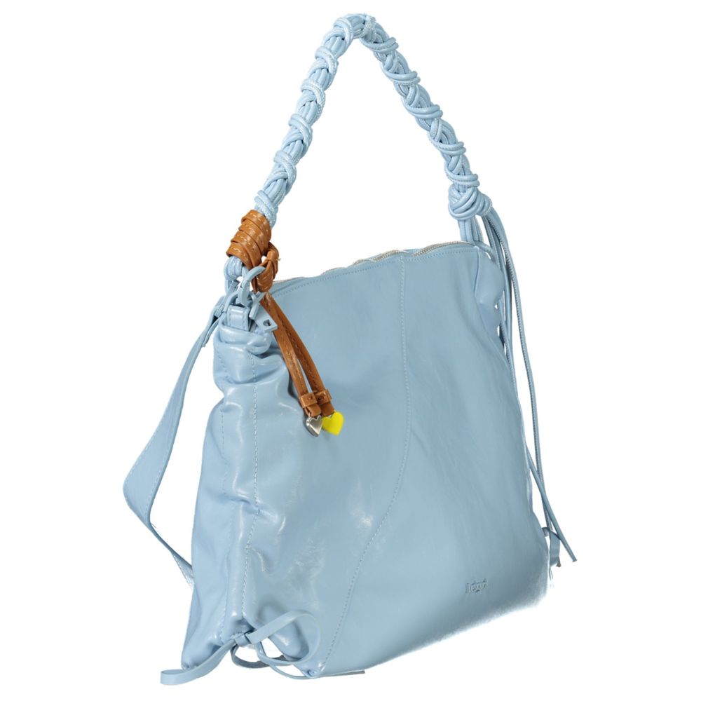 Desigual Azzurro Polyurethan Damenhandtasche