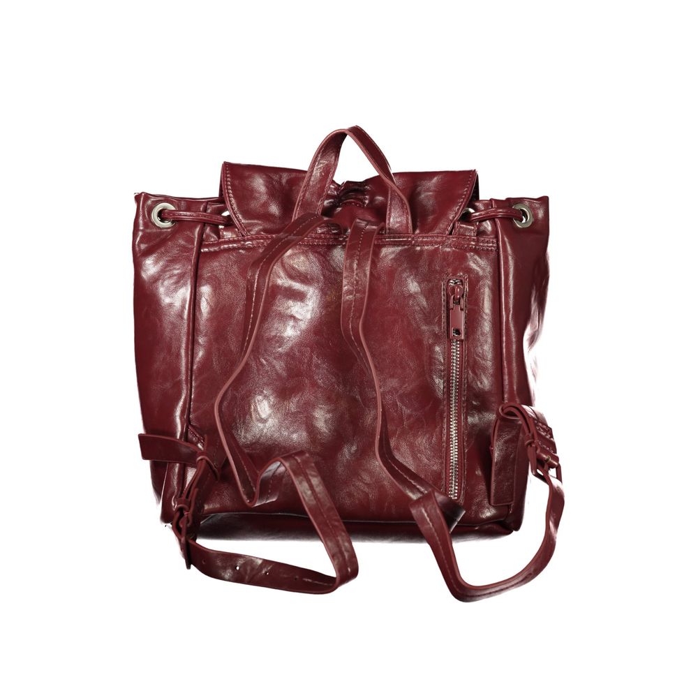Desigual Burgundy Women Backpack